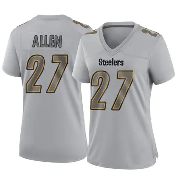 Women's Nike Pittsburgh Steelers Marcus Allen Gray Atmosphere Fashion Jersey - Game