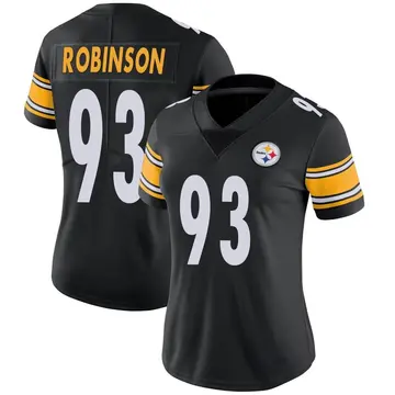 Women's Nike Pittsburgh Steelers Mark Robinson Black Team Color Vapor Untouchable Jersey - Limited