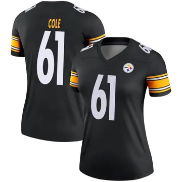 Women's Nike Pittsburgh Steelers Mason Cole Black Jersey - Legend
