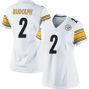 Women's Nike Pittsburgh Steelers Mason Rudolph White Jersey - Game