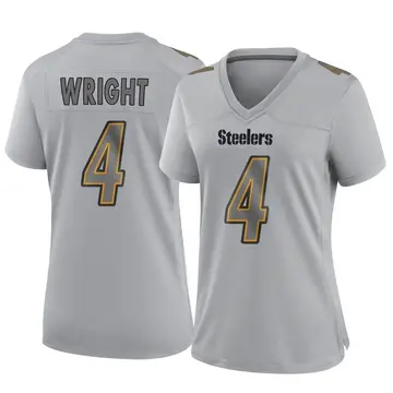 Women's Nike Pittsburgh Steelers Matthew Wright Gray Atmosphere Fashion Jersey - Game