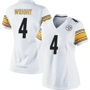 Women's Nike Pittsburgh Steelers Matthew Wright White Jersey - Game