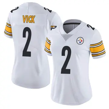 Women's Nike Pittsburgh Steelers Mike Vick White Vapor Untouchable Jersey - Limited