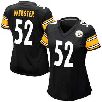 Women's Nike Pittsburgh Steelers Mike Webster Black Team Color Jersey - Game