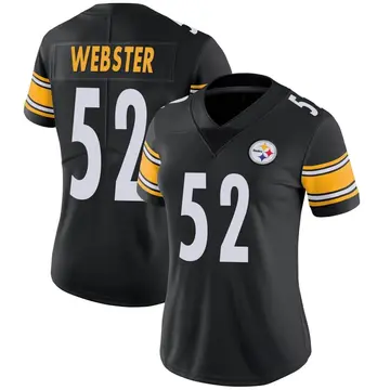 Women's Nike Pittsburgh Steelers Mike Webster Black Team Color Vapor Untouchable Jersey - Limited