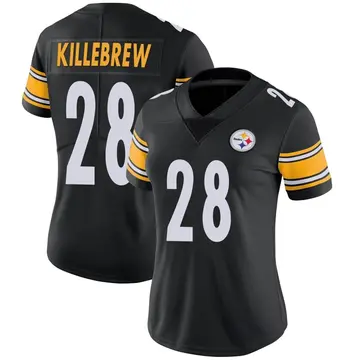 Women's Nike Pittsburgh Steelers Miles Killebrew Black Team Color Vapor Untouchable Jersey - Limited