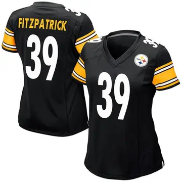 Women's Nike Pittsburgh Steelers Minkah Fitzpatrick Black Team Color Jersey - Game