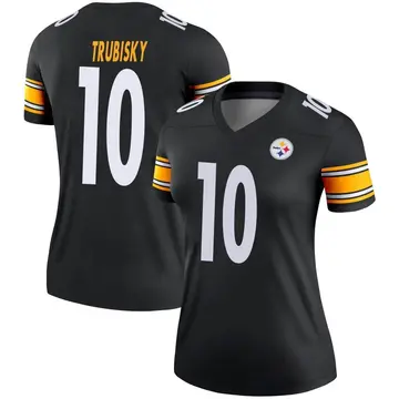 Women's Nike Pittsburgh Steelers Mitch Trubisky Black Jersey - Legend