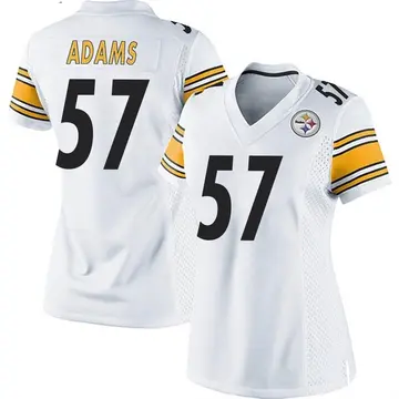 Women's Nike Pittsburgh Steelers Montravius Adams White Jersey - Game