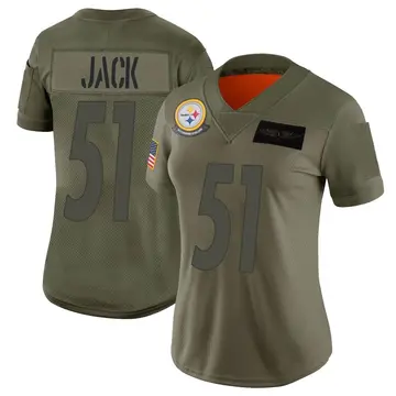 Women's Nike Pittsburgh Steelers Myles Jack Camo 2019 Salute to Service Jersey - Limited