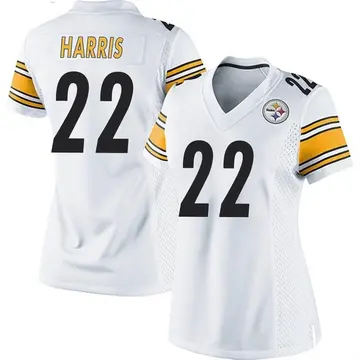 Women's Nike Pittsburgh Steelers Najee Harris White Jersey - Game