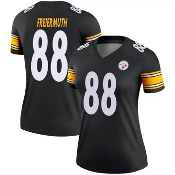 Women's Nike Pittsburgh Steelers Pat Freiermuth Black Jersey - Legend