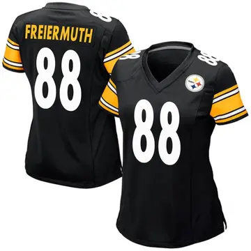 Women's Nike Pittsburgh Steelers Pat Freiermuth Black Team Color Jersey - Game