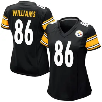 Women's Nike Pittsburgh Steelers Rodney Williams Black Team Color Jersey - Game