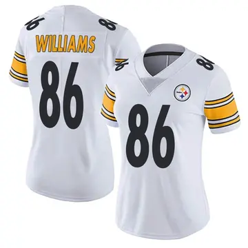 Women's Nike Pittsburgh Steelers Rodney Williams White Vapor Untouchable Jersey - Limited