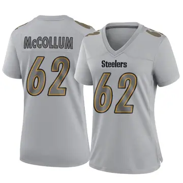 Women's Nike Pittsburgh Steelers Ryan McCollum Gray Atmosphere Fashion Jersey - Game