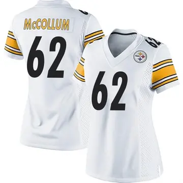 Women's Nike Pittsburgh Steelers Ryan McCollum White Jersey - Game