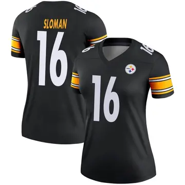 Women's Nike Pittsburgh Steelers Sam Sloman Black Jersey - Legend