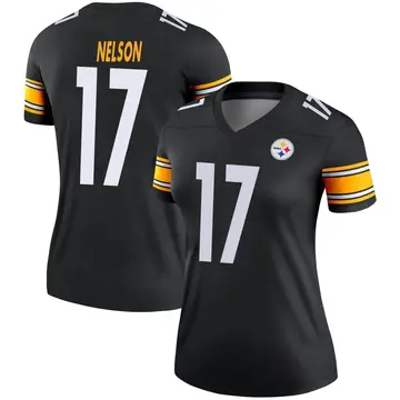 Women's Nike Pittsburgh Steelers Scott Nelson Black Jersey - Legend