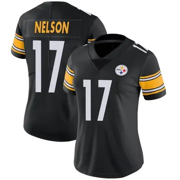 Women's Nike Pittsburgh Steelers Scott Nelson Black Team Color Vapor Untouchable Jersey - Limited