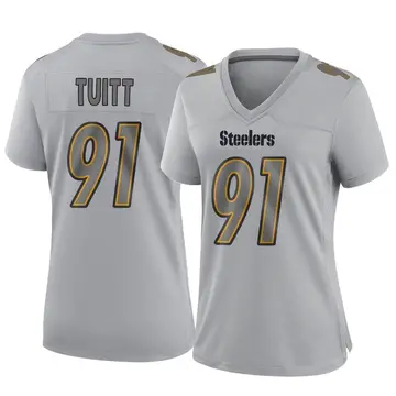 Women's Nike Pittsburgh Steelers Stephon Tuitt Gray Atmosphere Fashion Jersey - Game