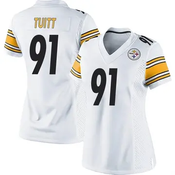 Women's Nike Pittsburgh Steelers Stephon Tuitt White Jersey - Game