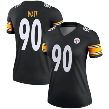 Women's Nike Pittsburgh Steelers T.J. Watt Black Jersey - Legend