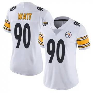 Women's Nike Pittsburgh Steelers T.J. Watt White Vapor Untouchable Jersey - Limited