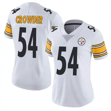 Women's Nike Pittsburgh Steelers Tae Crowder White Vapor Untouchable Jersey - Limited