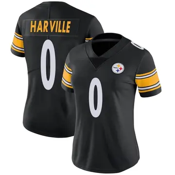 Women's Nike Pittsburgh Steelers Tavin Harville Black Team Color Vapor Untouchable Jersey - Limited