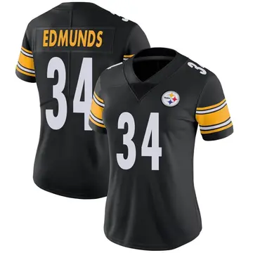 Women's Nike Pittsburgh Steelers Terrell Edmunds Black Team Color Vapor Untouchable Jersey - Limited