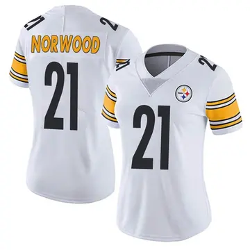 Women's Nike Pittsburgh Steelers Tre Norwood White Vapor Untouchable Jersey - Limited