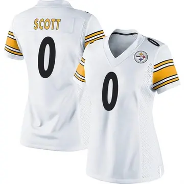 Women's Nike Pittsburgh Steelers Trenton Scott White Jersey - Game