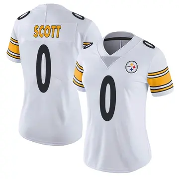 Women's Nike Pittsburgh Steelers Trenton Scott White Vapor Untouchable Jersey - Limited