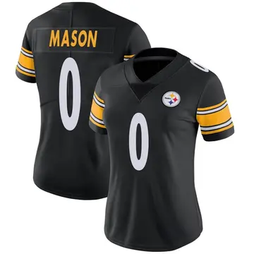 Women's Nike Pittsburgh Steelers Trevon Mason Black Team Color Vapor Untouchable Jersey - Limited