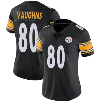 Women's Nike Pittsburgh Steelers Tyler Vaughns Black Team Color Vapor Untouchable Jersey - Limited