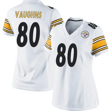 Women's Nike Pittsburgh Steelers Tyler Vaughns White Jersey - Game
