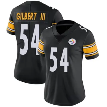 Women's Nike Pittsburgh Steelers Ulysees Gilbert III Black Team Color Vapor Untouchable Jersey - Limited