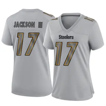 Women's Nike Pittsburgh Steelers William Jackson III Gray Atmosphere Fashion Jersey - Game
