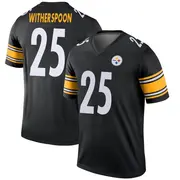 Youth Nike Pittsburgh Steelers Ahkello Witherspoon Black Jersey - Legend
