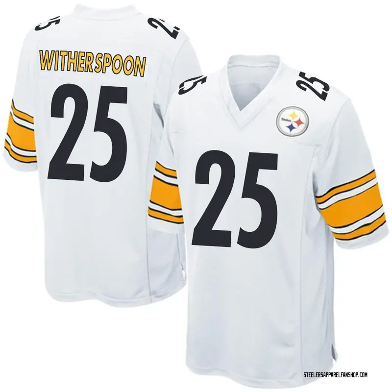 Youth Nike Pittsburgh Steelers Ahkello Witherspoon White Jersey - Game