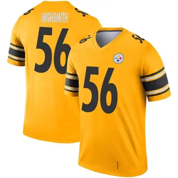 Youth Nike Pittsburgh Steelers Alex Highsmith Gold Inverted Jersey - Legend