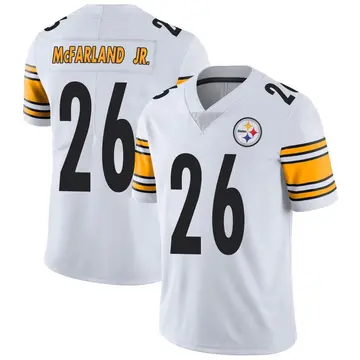 Youth Nike Pittsburgh Steelers Anthony McFarland Jr. White Vapor Untouchable Jersey - Limited
