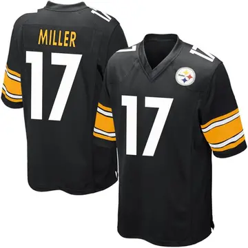 Youth Nike Pittsburgh Steelers Anthony Miller Black Team Color Jersey - Game