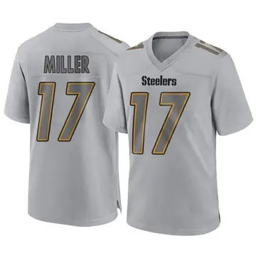 Youth Nike Pittsburgh Steelers Anthony Miller Gray Atmosphere Fashion Jersey - Game
