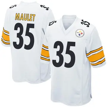 Youth Nike Pittsburgh Steelers Arthur Maulet White Jersey - Game