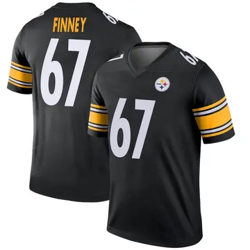 Youth Nike Pittsburgh Steelers B.J. Finney Black Jersey - Legend