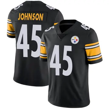 Youth Nike Pittsburgh Steelers Buddy Johnson Black Team Color Vapor Untouchable Jersey - Limited