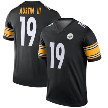 Youth Nike Pittsburgh Steelers Calvin Austin III Black Jersey - Legend