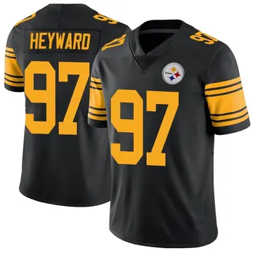 Youth Nike Pittsburgh Steelers Cameron Heyward Black Color Rush Jersey - Limited